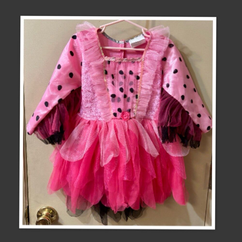 TEE TOT & COMPANY Pink Flamingo Costume Dress ~ Size 3-4